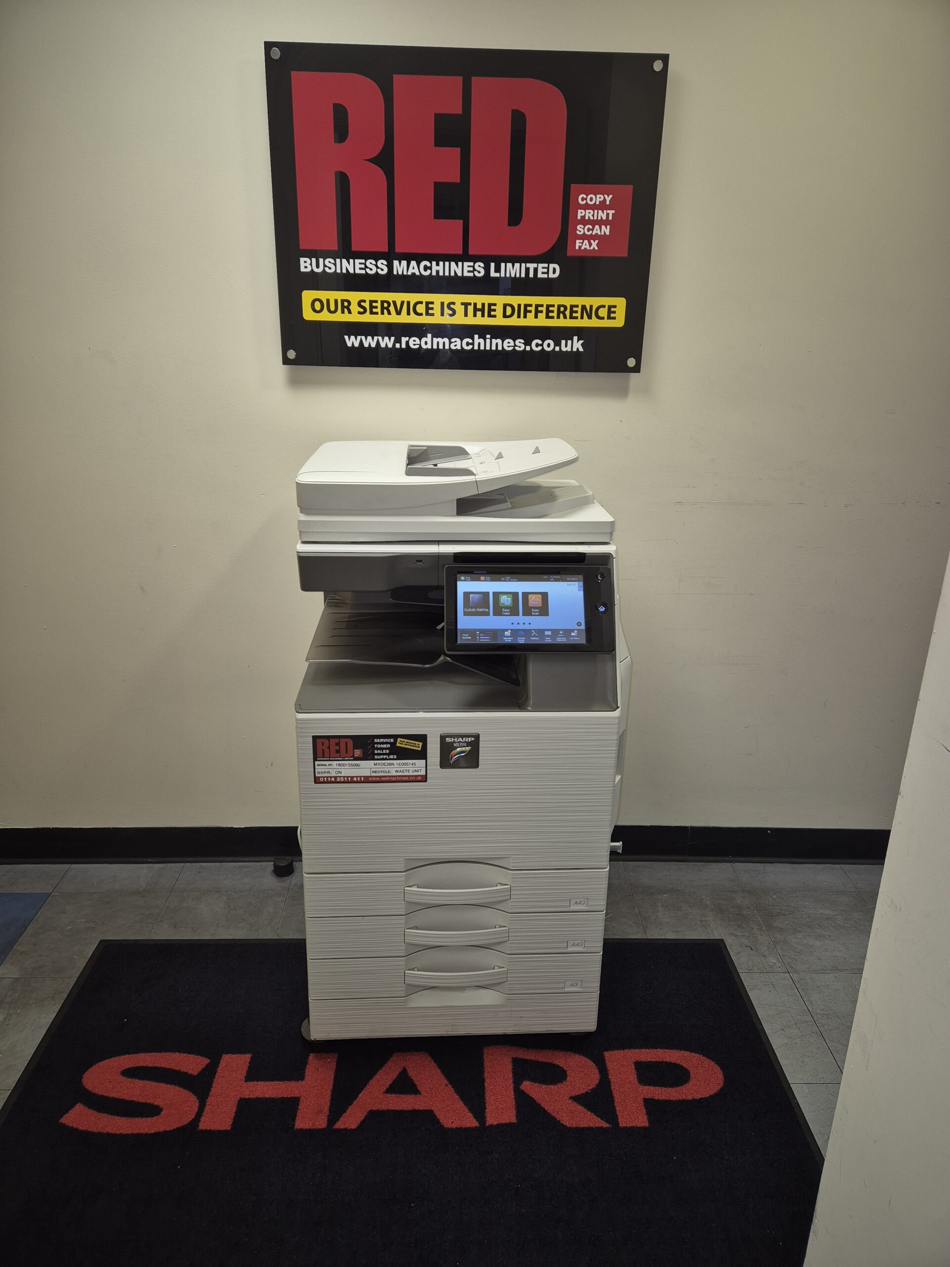 phoot copy machine on lease uk Fast A4/A3 - Print, Scan, Copy, includes 4 paper trays. Only £10.15 per week.