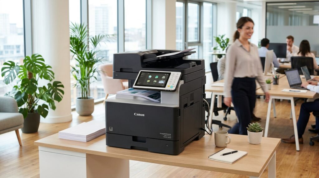 phoot copy machine on lease uk Modern office photocopy machine with pricing guide for UK businesses