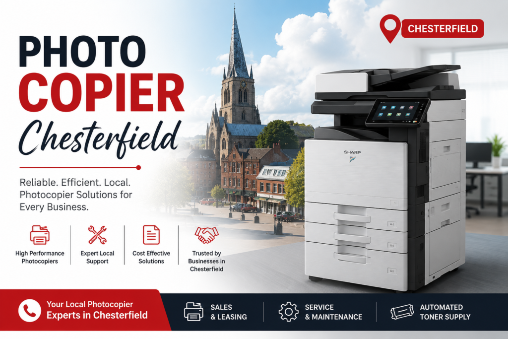 phoot copy machine on lease uk Sharp multifunction office photocopier in Chesterfield